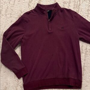 Travis Matthew cotton quarter zip- Large
